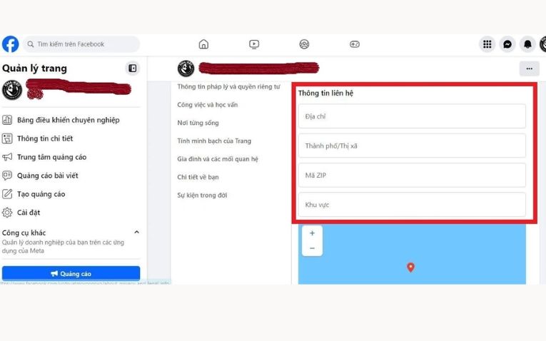 Cách tạo check-in fanpage Facebook trên máy tính bước 5